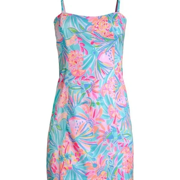 Lilly Pulitzer Pink and Blue Swim Coverup - Picture 3 of 12